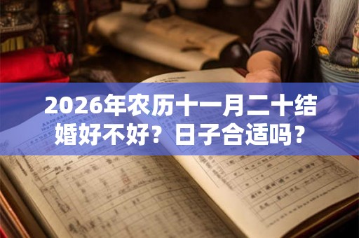 2026年农历十一月二十结婚好不好?日子合适吗? 2026年农历十一月二十结婚好不好?日子合适吗?