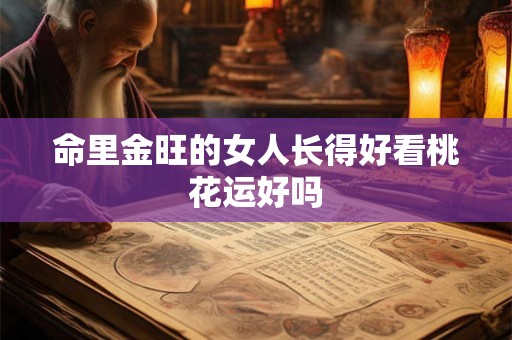 命里金旺的女人长得好看桃花运好吗 命里金旺的女人长得好看桃花运好吗