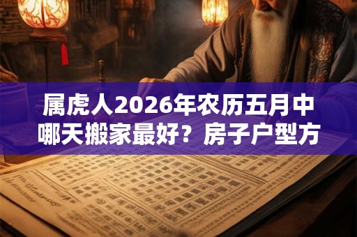 属虎人2026年农历五月中哪天搬家最好?房子户型方正好吗? 属虎人2026年农历五月中哪天搬家最好?房子户型方正好吗?