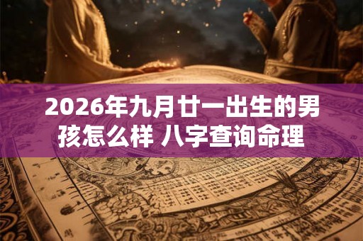 2026年九月廿一出生的男孩怎么样 八字查询命理 2026年九月廿一出生的男孩怎么样 八字查询命理