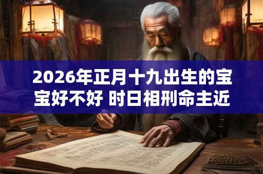 2026年正月十九出生的宝宝好不好 时日相刑命主近贵