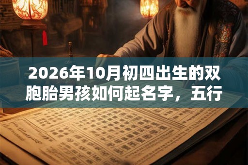 2026年10月初四出生的双胞胎男孩如何起名字，五行属属相是什么？