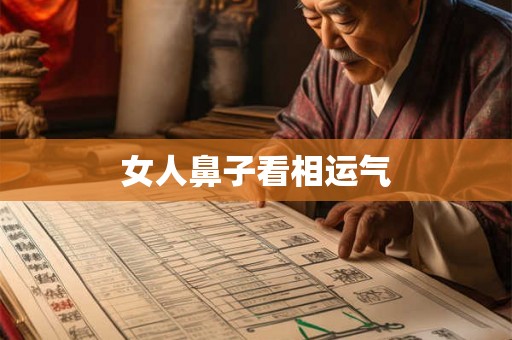 女人鼻子看相运气