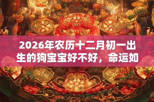2026年农历十二月初一出生的狗宝宝好不好，命运如何？