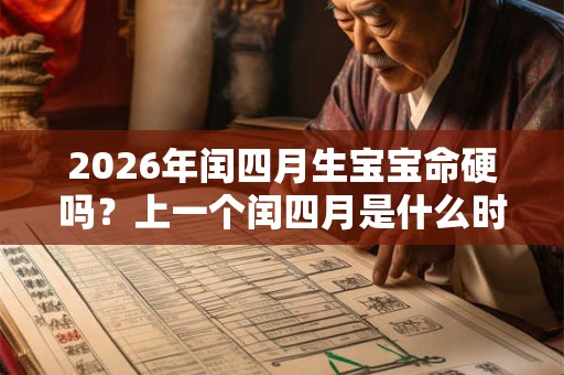 2026年闰四月生宝宝命硬吗？上一个闰四月是什么时候？