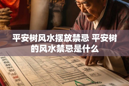 平安树风水摆放禁忌 平安树的风水禁忌是什么
