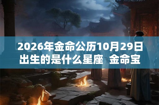 2026年金命公历10月29日出生的是什么星座  金命宝宝叫什么名字好