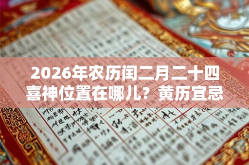 2026年农历闰二月二十四喜神位置在哪儿?黄历宜忌查询 2026年农历闰二月二十四喜神位置在哪儿?黄历宜忌查询