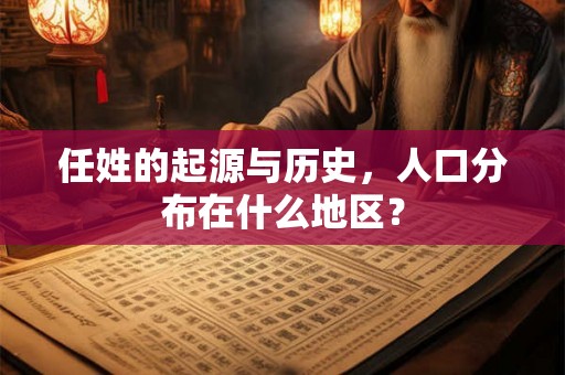任姓的起源与历史,人口分布在什么地区? 任姓的起源与历史,人口分布在什么地区?