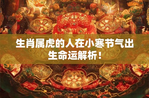 生肖属虎的人在小寒节气出生命运解析！