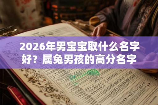2026年男宝宝取什么名字好？属兔男孩的高分名字