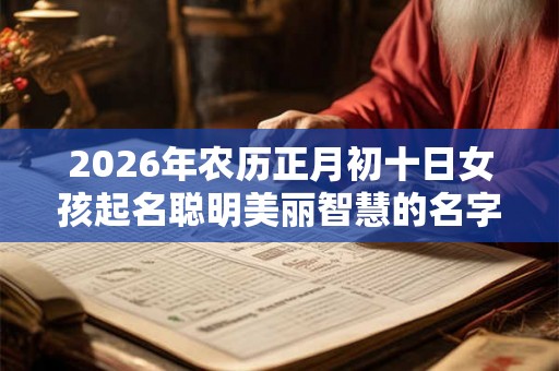 2026年农历正月初十日女孩起名聪明美丽智慧的名字