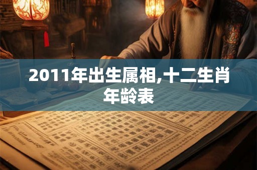 2011年出生属相,十二生肖年龄表 2011年出生属相,十二生肖年龄表