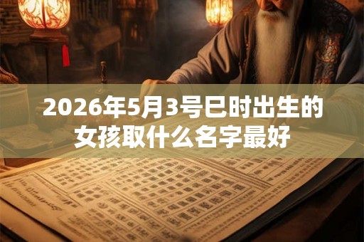 2026年5月3号巳时出生的女孩取什么名字最好 2026年5月3号巳时出生的女孩取什么名字最好