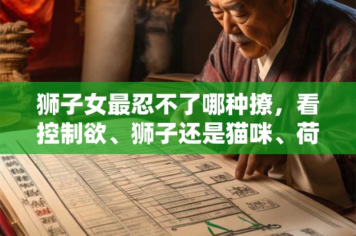 狮子女最忍不了哪种撩，看控制欲、狮子还是猫咪、荷包三个区别