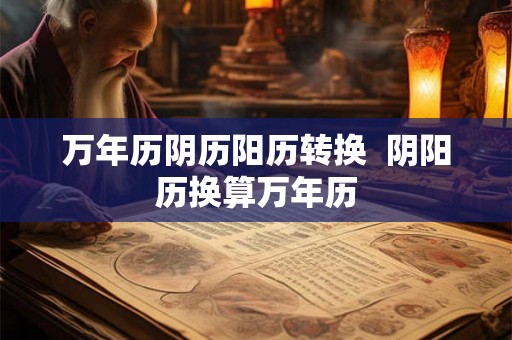 万年历阴历阳历转换  阴阳历换算万年历