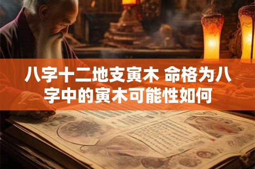八字十二地支寅木 命格为八字中的寅木可能性如何 八字十二地支寅木 命格为八字中的寅木可能性如何