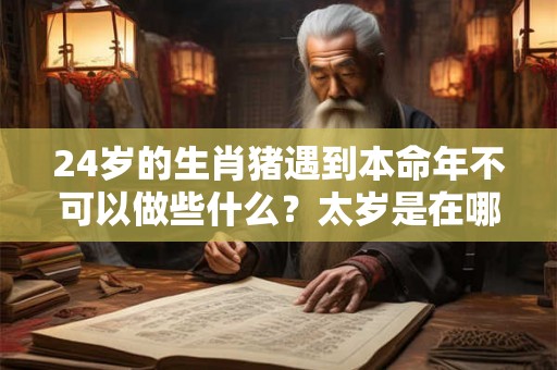 24岁的生肖猪遇到本命年不可以做些什么?太岁是在哪个方位? 24岁的生肖猪遇到本命年不可以做些什么?太岁是在哪个方位?