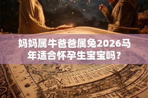 妈妈属牛爸爸属兔2026马年适合怀孕生宝宝吗？