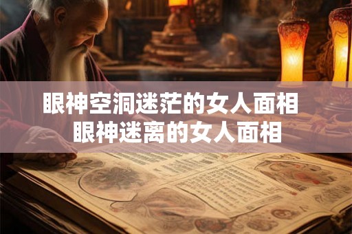 眼神空洞迷茫的女人面相 眼神迷离的女人面相 眼神空洞迷茫的女人面相 眼神迷离的女人面相