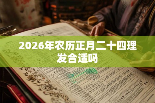 2026年农历正月二十四理发合适吗