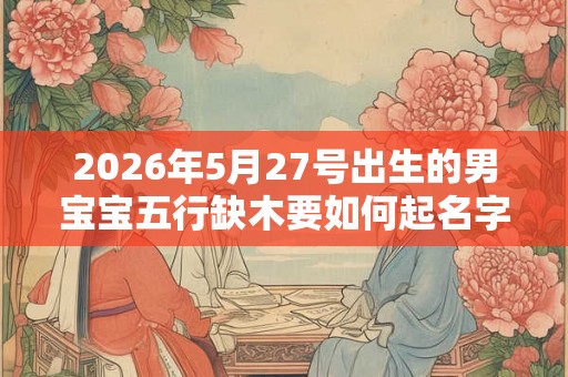 2026年5月27号出生的男宝宝五行缺木要如何起名字