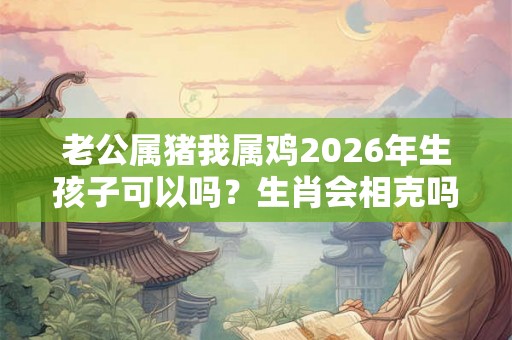 老公属猪我属鸡2026年生孩子可以吗？生肖会相克吗？
