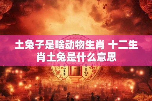 土兔子是啥动物生肖 十二生肖土兔是什么意思 土兔子是啥动物生肖 十二生肖土兔是什么意思