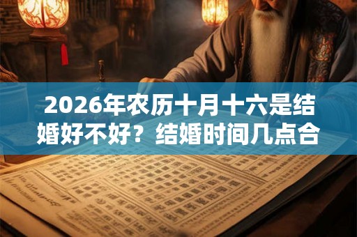 2026年农历十月十六是结婚好不好？结婚时间几点合适？