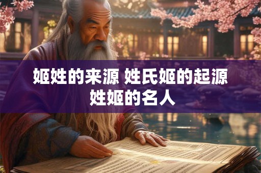 姬姓的来源 姓氏姬的起源 姓姬的名人