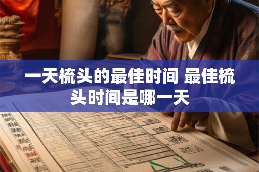 一天梳头的最佳时间 最佳梳头时间是哪一天