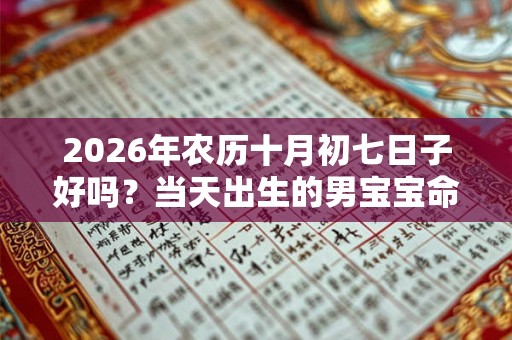 2026年农历十月初七日子好吗？当天出生的男宝宝命运如何