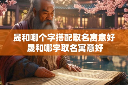 晟和哪个字搭配取名寓意好 晟和哪字取名寓意好 晟和哪个字搭配取名寓意好 晟和哪字取名寓意好