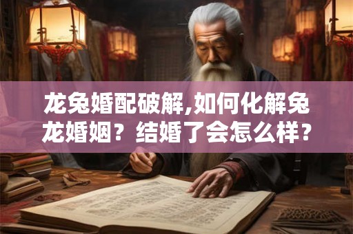 龙兔婚配破解,如何化解兔龙婚姻？结婚了会怎么样？
