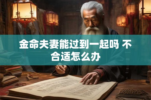 金命夫妻能过到一起吗 不合适怎么办