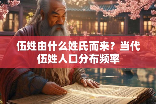伍姓由什么姓氏而来？当代伍姓人口分布频率