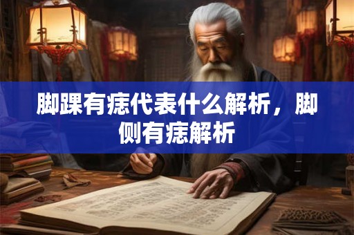 脚踝有痣代表什么解析，脚侧有痣解析