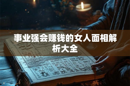 事业强会赚钱的女人面相解析大全