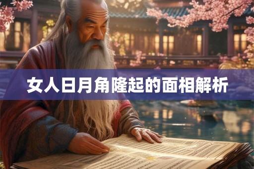 女人日月角隆起的面相解析