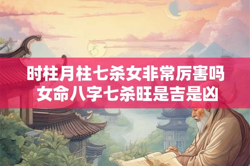 时柱月柱七杀女非常厉害吗 女命八字七杀旺是吉是凶