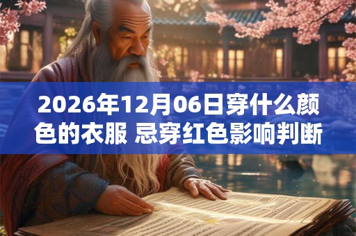 2026年12月06日穿什么颜色的衣服 忌穿红色影响判断
