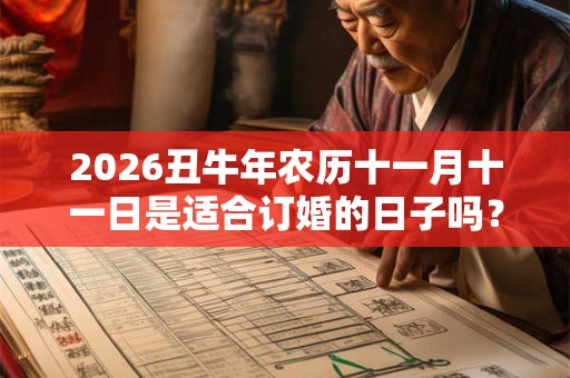 2026丑牛年农历十一月十一日是适合订婚的日子吗？