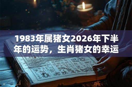 1983年属猪女2026年下半年的运势，生肖猪女的幸运色