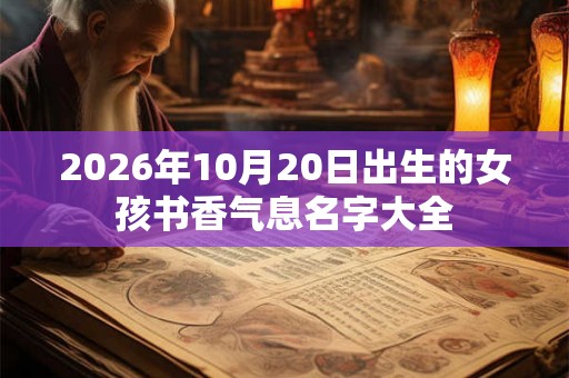 2026年10月20日出生的女孩书香气息名字大全 2026年10月20日出生的女孩书香气息名字大全