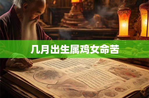 几月出生属鸡女命苦 几月出生属鸡女命苦