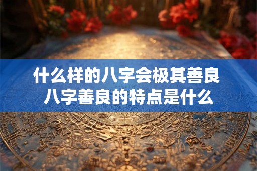 什么样的八字会极其善良 八字善良的特点是什么