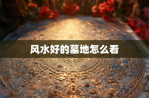 风水好的墓地怎么看