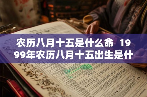 农历八月十五是什么命  1999年农历八月十五出生是什么命
