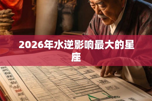 2026年水逆影响最大的星座