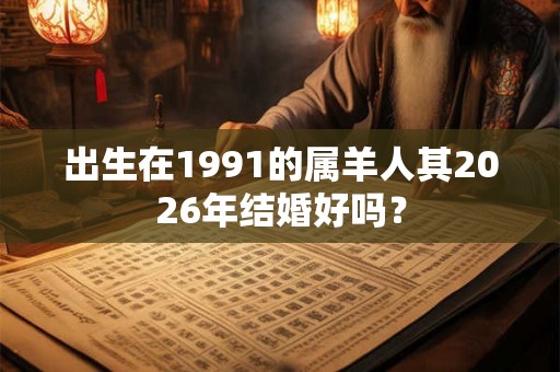 出生在1991的属羊人其2026年结婚好吗? 出生在1991的属羊人其2026年结婚好吗?